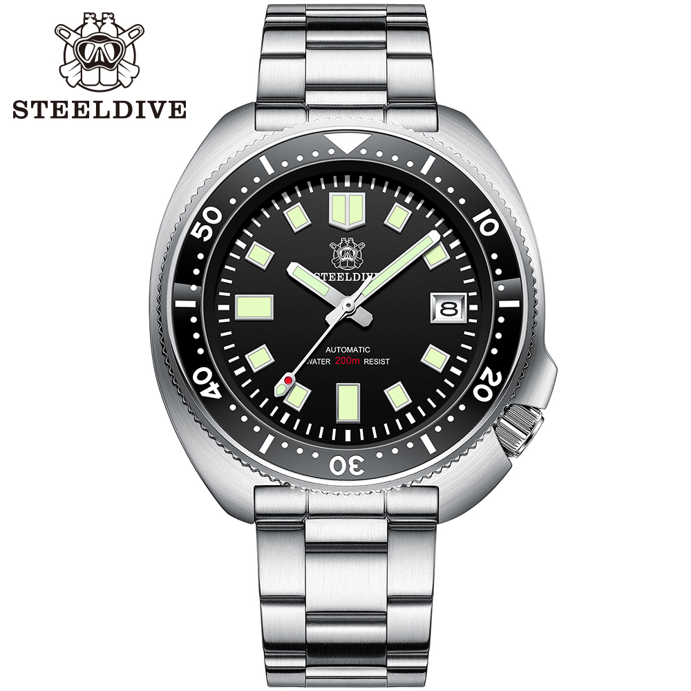Seiko Watch Presage - STEELDIVE SD1970 자동 기계식 다이버 시계