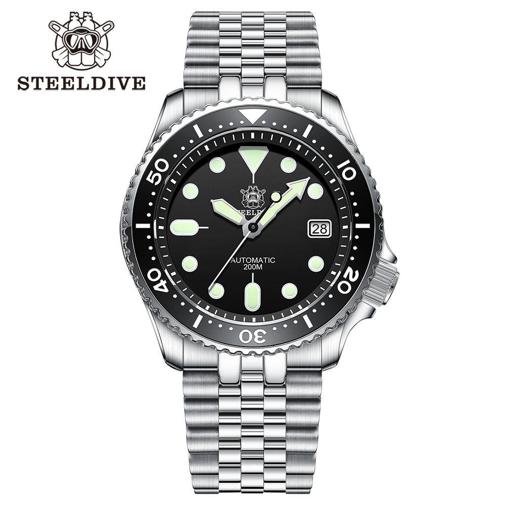 Seiko Watch Presage - Steeldive Offiical SD1973 남성용 시계 다이브