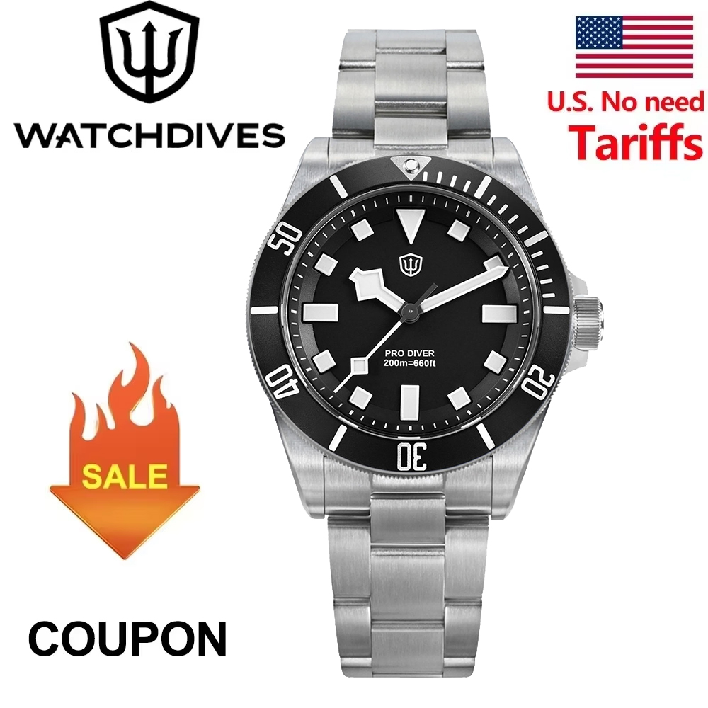 Watchdives WD1969 Pro 시계 VH31  - Rolex Watch Submariner 리뷰 및 가격