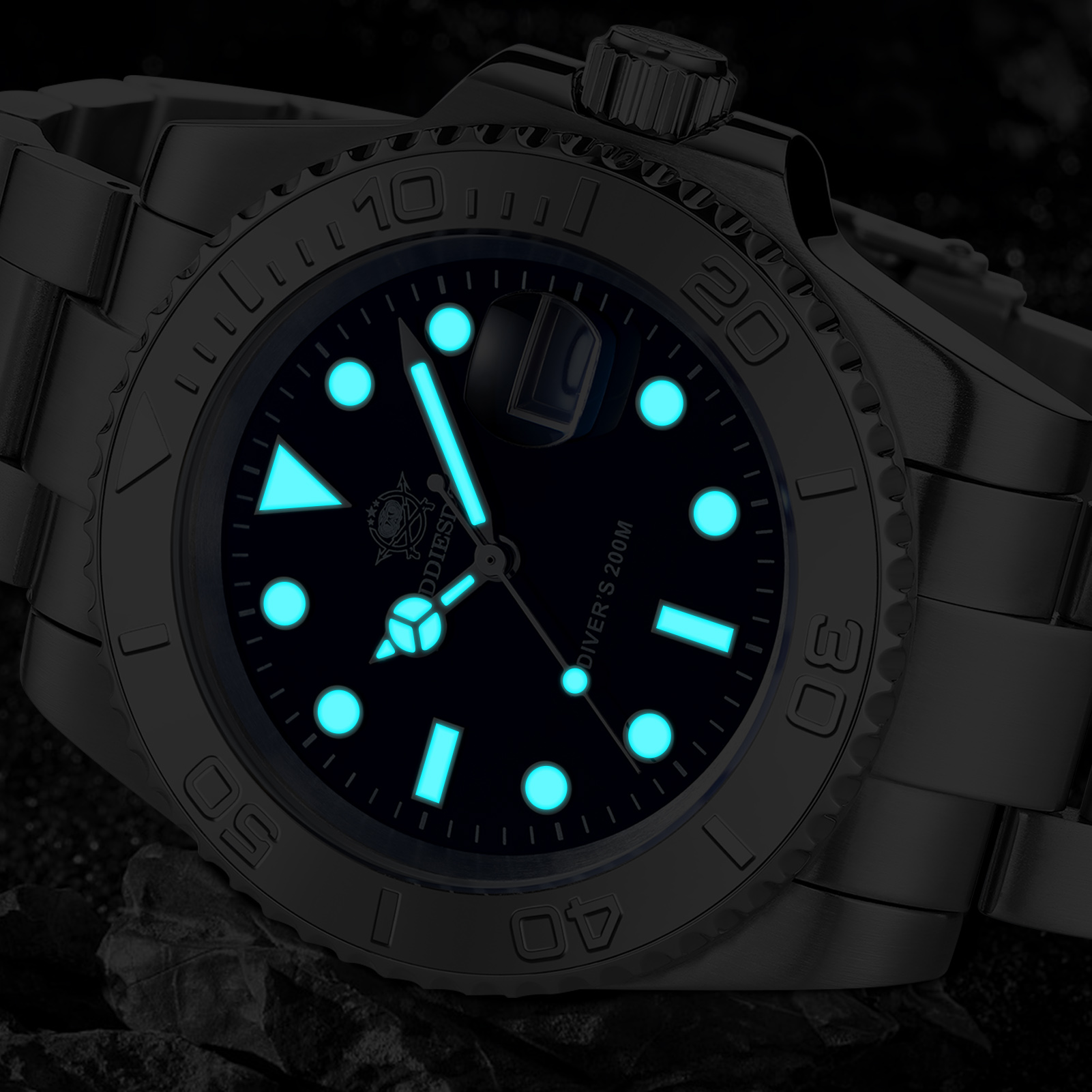 ADDIESIDVE 남성용 스테인리스 스틸 시계, 다이 - Rolex Watch Submariner 리뷰 및 가격