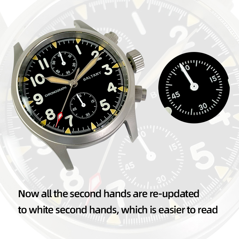 Baltany S5033 크로노그래프 시계 남자 파일럿 - Rolex Watch Submariner 리뷰 및 가격