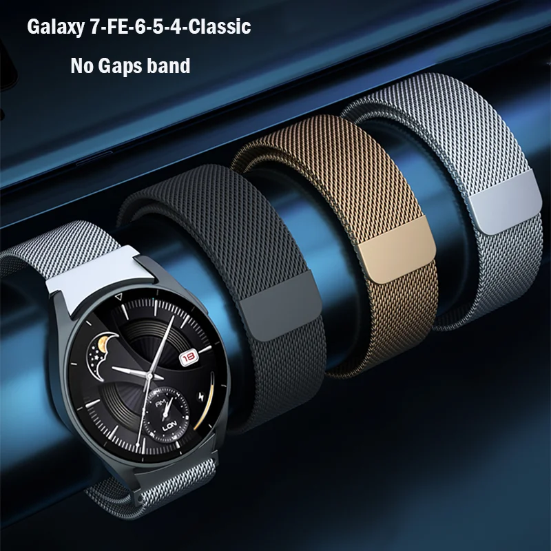 삼성에 적합한 갤럭시 워치 6/4/5/5 프로용 갭 밴 - Milanese Loop Magnetic 리뷰 및 가격