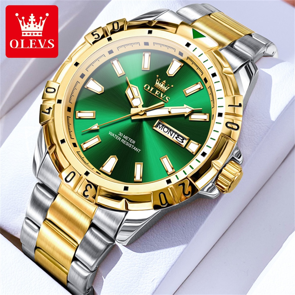 OLEVS 5560 남성용 최고급 브랜드 쿼츠 손목시계 - Rolex Watch Datejust 리뷰 및 가격