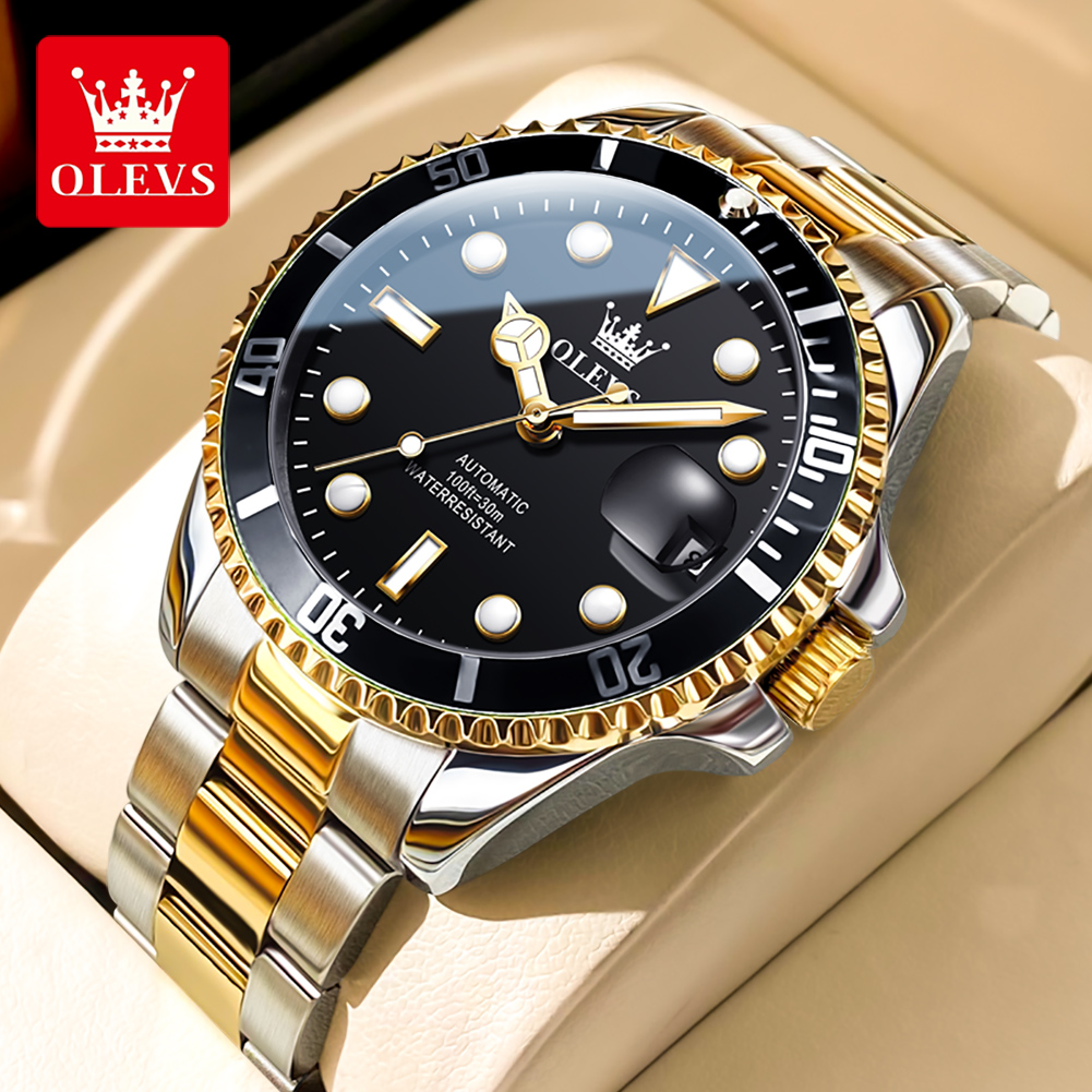 OLEVS 남성용 시계 남성용 고급 오리지널 자동 기계 - Rolex Watch Datejust 리뷰 및 가격