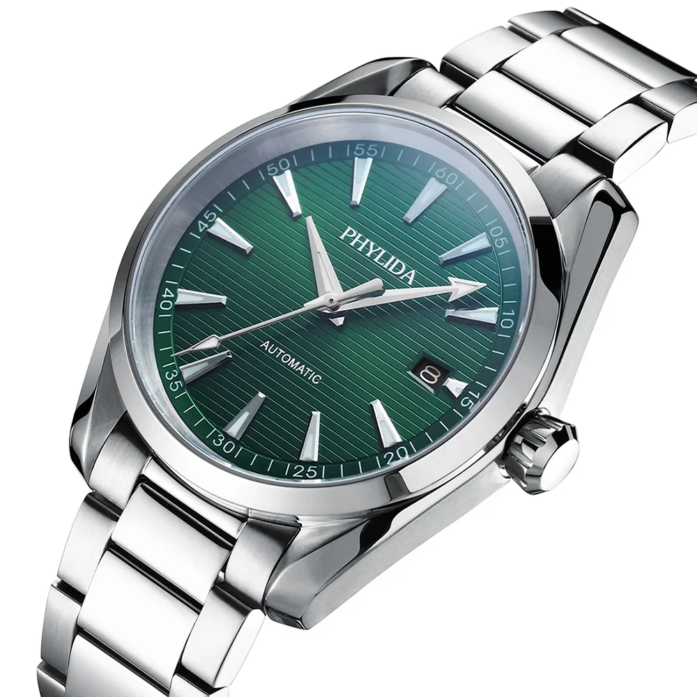 PHYLIDA 뉴 아쿠아 오토매틱 시계 솔리드 SS 사 - Seiko Watch Presage 리뷰 및 가격